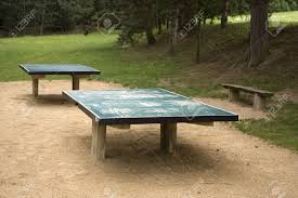 Shop a wide selection of table tennis tables at amazon.com. Table Tennis Outdoor Tables In Park Stock Photo Picture And Royalty Free Image Image 4987440