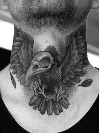 Black and white pattern tattoo. 125 Top Neck Tattoo Designs This Year Wild Tattoo Art
