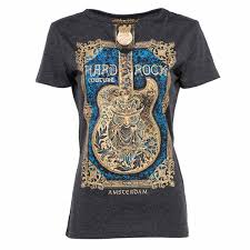 Nashville hard rock cafe tee shirt i love the back graphics on this hard rock tee! Women S Couture Framed Guitar Tee Rock Shop