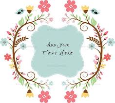 Floral Text Box Floral Wreath Clipart Vector Frame Flowers Clipart Floral Vector Text Box Invitation Card Nursery Prints Girl Vector Flowers Floral