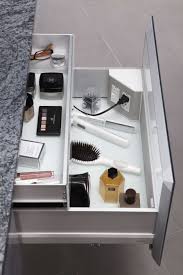 In The Drawer Electrical Outlets For Bathroom Drawers Vanities Help Keep Your Space Neat Org Bathroom Storage Solutions Top Bathroom Design Bathroom Drawers
