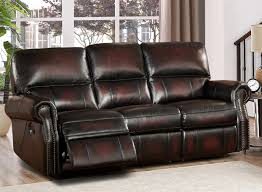 Choose from contactless same day delivery, drive up and more. Brooklyn Burgundy Lay Flat Reclining Sofa In Top Grain Leather