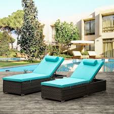 Maybe you would like to learn more about one of these? Adjustable Rattan Wicker Chaise Lounge Chair Set Outdoor Patio Garden Furniture Ebay