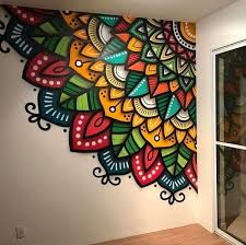 For a wall painting idea that looks difficult but can be done quite easily, go for a pattern such as chevron or herringbone. Simple Wall Art Painting For Bedroom Novocom Top