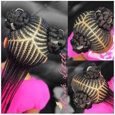 Braids were used to signify marital status, age, religion, wealth, and rank within west african communities. 35 Best Hairstyles For Kids Girls Allnigeriainfo
