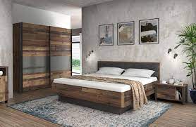 | www.delightfull.eu | visit us for more inspirations about: Schlafzimmer Old Wood Vintage Dekor Betonoptik Kaufen Bei Lifestyle4living Mobelvertrieb Gmbh Co Kg