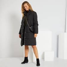 La doudoune gagne aussi en longueur pour se décliner façon trench ou à la manière d'une parka résolument chic accessoirisée d'un col fourrure et d'une. Doudoune Longue Jdy Femme Noir Kiabi 60 00