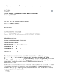Valoarea punctului de pensie și pensia minimă se majorează. 1867 2019 Litigiu Privind Functionarii Publici Legea Nr 188 1999 Rolii