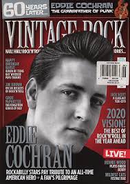 Vintage Rock #46 Magazine Eddie Cochran Kay Wheeler Sarah Mai Tami Neilson 