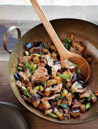 Spicy Pork Eggplant Stir Fry Williams Sonoma Taste Pork Recipes Spicy Pork Stew Recipes