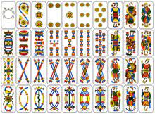 A deck of italian cards consist of 40 cards, divided into four suits: Italian Playing Cards Wikipedia