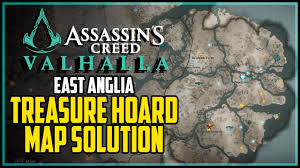 To the south, anglia is separated from. East Anglia Treasure Hoard Map Solution Assassin S Creed Valhalla Youtube