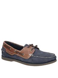 Hush puppies men mens rockport shoes Hush Puppies Henry Boat Shoes Blue Littlewoodsireland Ie