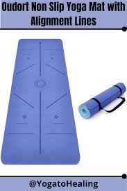 Article by best stores for fit people's. Oudort Non Slip Yoga Mat With Alignment Lines Yogatohealing In 2021 Yoga Mats Best Yoga Props Yoga Mat