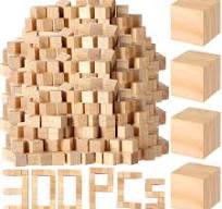 Amazon.com: Barydat 300 Pcs 0.5 in Wooden Cubes,Unfinished ...