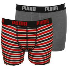 2 pack printed stripe boys boxer briefs red grey