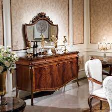 Beautiful contemporary/danish/ mid century modern storage cabinet, dining room buffet of solid oak with glass doors and side panels. Yb70 2 Antique Luxury Classic Dining Room Sideboard Glossy Hand Made Buffet Cabinet With Mirror Buy Antique Sideboard With Drawers Classic Dining Room Sideboard Glossy Hand Made Buffet Cabinet With Mirror Product On Alibaba Com