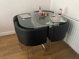 Sometimes, the purpose is to get from one place to another without paying for transportation. Algarve Glass Dining Table With 4 Padded Leather Chairs In London London Freeads