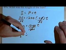 Simple Interest Finding Principal Rate Or Time 141 27 Youtube