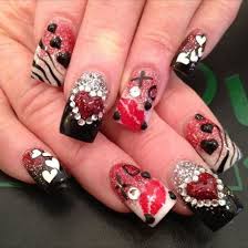 Valentine S Day Romance Envy Nail Spa White And Silver Nails Silver Nail Designs Silver Glitter Nails 7:58 naio nails recommended for you.