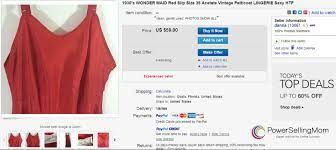 If you're selling children's toys, you can't include batteries, and they must have an original retail value of at least $5. Selling Clothes On Ebay The Complete Guide Danna Crawford