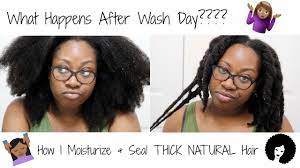 Moisturizing can be done with different methods. After Wash Day How I Moisturize And Seal Thick Natural Hair Youtube