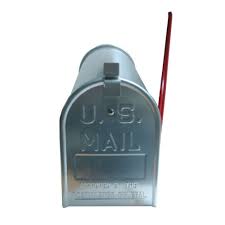 Each door includes a five (5) pin cylinder cam lock with two (2) keys. Post Mounted T1 Rural Curbside Mailbox With Red Flag