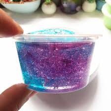 Buy Starry Sky Colorful Slime Putty Durtend 60ml Scented Stress Relief Kids Clay Toy Plasticine Toys Kid Children C Slime For Kids Colorful Slime Glitter Slime
