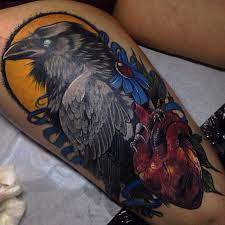 Fru Duva Crow Tattoo Tattoo Styles Neo Traditional Tattoo