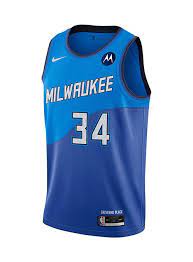 Sold & shipped by fanatics. Nike Giannis Antetokounmpo 20 21 City Milwaukee Bucks Swingman Jersey Bucks Pro Shop