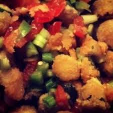 Fried Okra Salad Yum Recipe Okra Recipes Recipes Okra Salad Recipe
