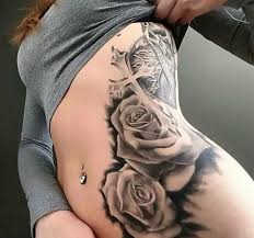 Какие есть красивые тату для девушек? Zhenskie Tatu Na Boku Foto I Eskizy Tatuirovki Na Rebrah U Devushek