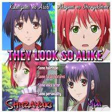 They Really Do Shirayuki From Akagami No Shirayukihime And Yui From Kamigami No Asobi Akagami No Shirayukihime Voice Acting Akagami No