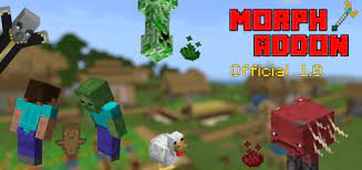 Morphing is an amazing transformation of you into any entity that lives in minecraft pe. Morph Addon Official 1 0 Minecraft Pe Mods Addons