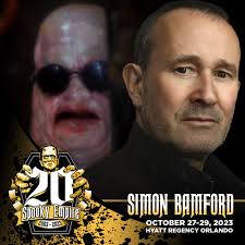 Rounding out our slew of Hellraiser guests today with one more  announcement! SIMON BAMFORD “Butterball”, joins the rest of the cast, DOUG  BRADLEY, CLARE HIGGINS and ANDREW ROBINSON in October! SIMON BAMFORD