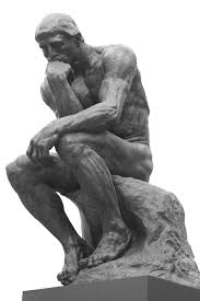 Philosophical Investor 2015 Questions We Will Be Pondering The Thinker Statue Statue Black And White Gif