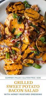 Grilled Sweet Potato Salad Healthy Sweet Potato Recipe Recipe Salad With Sweet Potato Grilled Sweet Potatoes Sweet Potato Side Dish