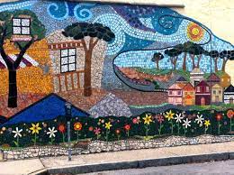 Plurdledgabbleblotchits Mural Art Mosaic Art Mosaic Wall Art