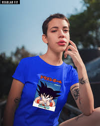 Gaming Goku Royal Blue Boyfriend Tshirt Tshirt –