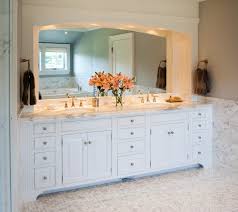 For a single bathroom vanity, you can start with a vanity sink base cabinet, or combination vanity, and if width allows, add a vanity drawer base cabinet or standard vanity base cabinet. Wooden Cabinets Vintage Custom Bathroom Vanity Cabinets