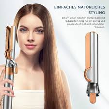 Hair Straightener Attachment for Dyson Airwrap, Airflow Technology without  Heating Plates, Drying and Straightening in One Step, Reduces Heat Damage,  Compatible with HS01/HS05/HS08, Copper : Amazon.sg: Beauty