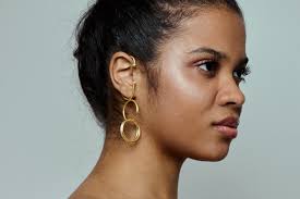 Sterling Silver Circles Ear Cuff: No Piercing Wrap Earring