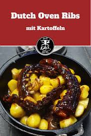 Dutch Oven Ribs Mit Kartoffeln Spareribs Rezept Schmortopfgerichte Bbq Rezepte