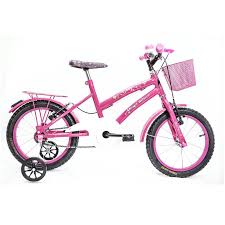 bicicleta infantil feminina menina aro 16 july com cestinha e garupa pink nas loj bicicleta infantil bicicleta infantil menino brinquedos legais para meninas