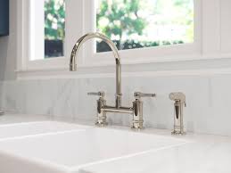 port haven kitchen bridge faucet with