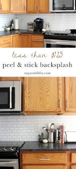New Peel And Stick Subway Tile Backsplash Tag Tibby Design Diy Backsplash Diy Kitchen Backsplash Kitchen Backsplash Peel And Stick