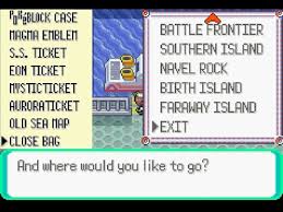 Pokemon Emerald Event Distribution Service: Mystic Aurora Eon Ticket Old  Sea Map – Residence Nazionale Matera