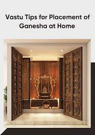 Entrance of a house should draw positivity into the house and its inhabitants. Keep Your Ganesha Idol In The Right Place With These Vastu Rules Pooja Room Design Pooja Door Design Home