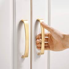 Cosmas 4392sn satin nickel cabinet pull from $2.40. Weaverbird Arch Cabinet Handles Gold Drawer Pulls Brushed Brass Furniture Hardware 3 3 4 96mm Hole Cente Cabinet Handles Furniture Hardware Brass Furniture