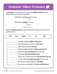 Get Back To Grammar Basics With This Object Pronouns Practice Worksheet Like The Name Suggests Pronoun Worksheets Object Pronouns English Grammar Worksheets